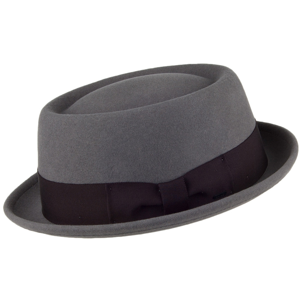 Tienda Hats Darron Crushable Pork Pie Hat - Gunmetal
