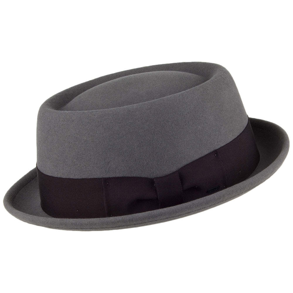 Tienda Hats Darron Crushable Pork Pie Hat - Gunmetal