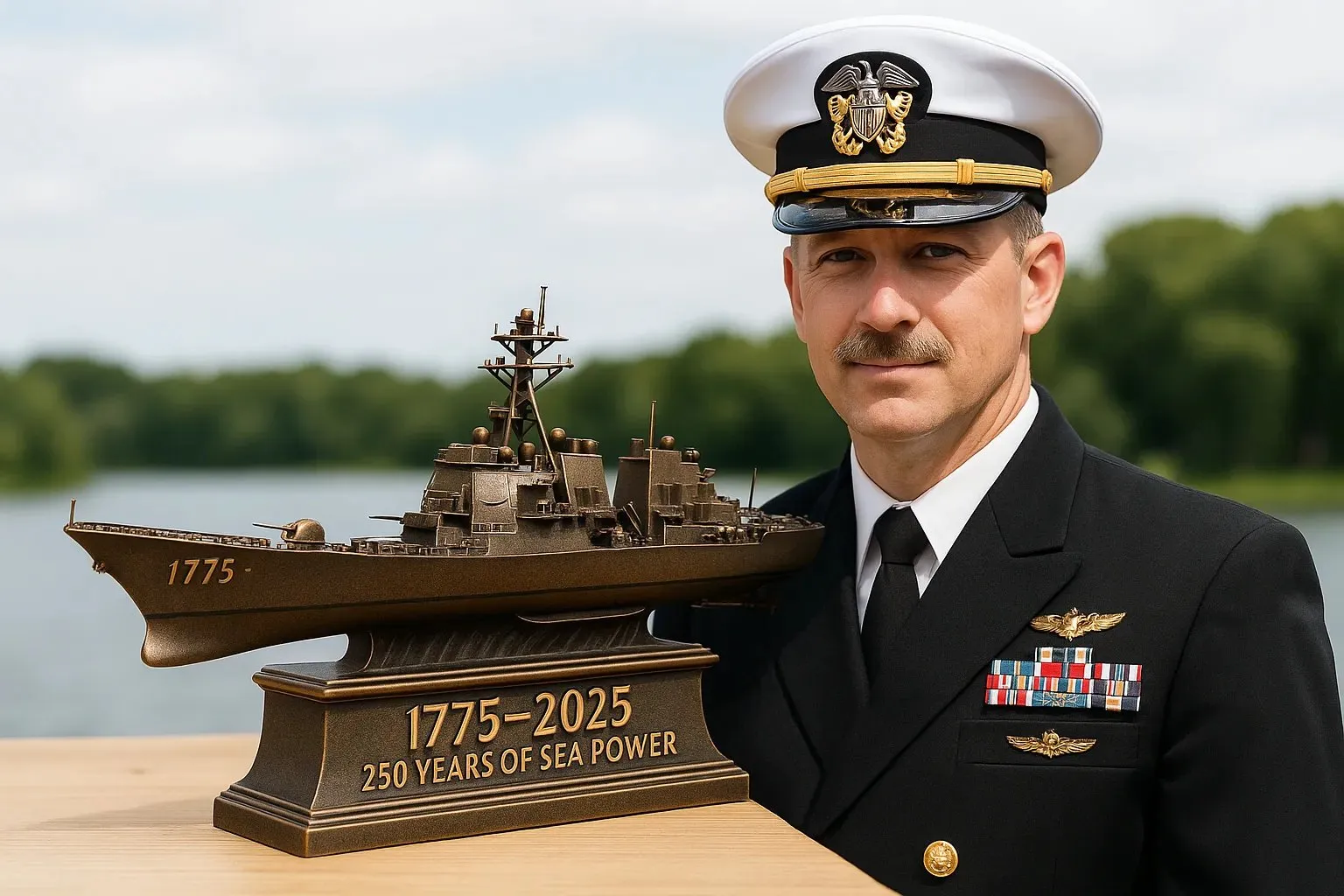 🔥LAST DAY SALE 49% OFF – Navy Heritage 250th Anniversary Display Edition