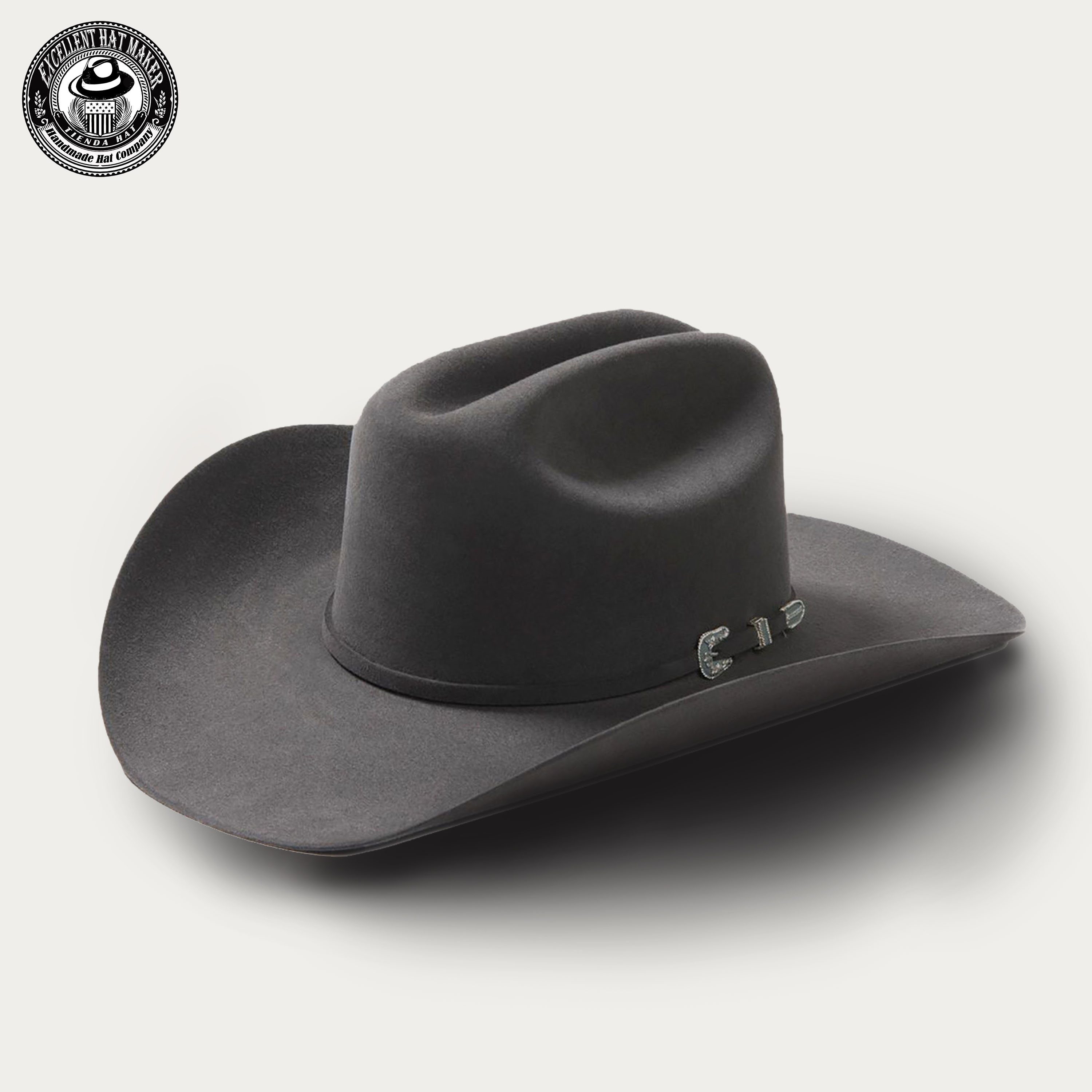 El Presidente 100X Tigre Cowboy Hat - Granite Gray