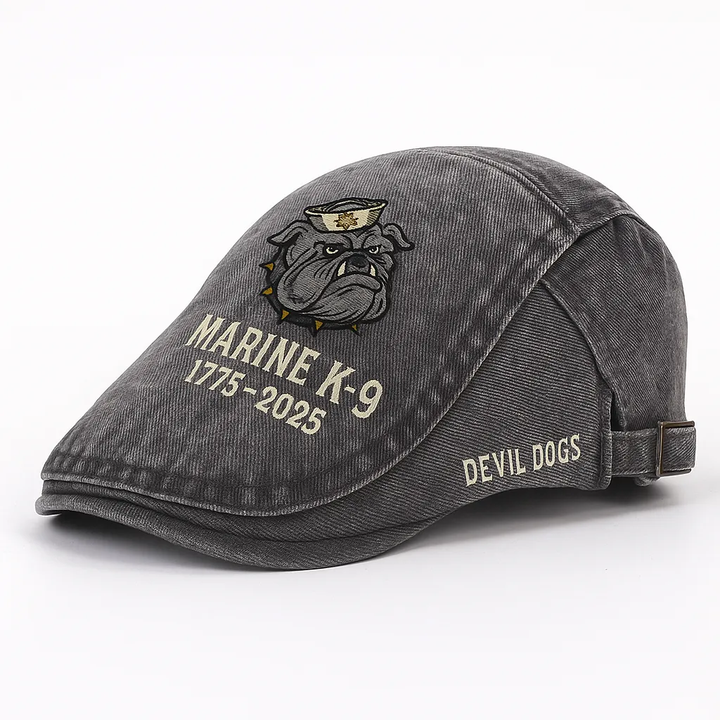 U.S. Marine Corps K-9 Denim Beret – Devil Dogs 1775-2025