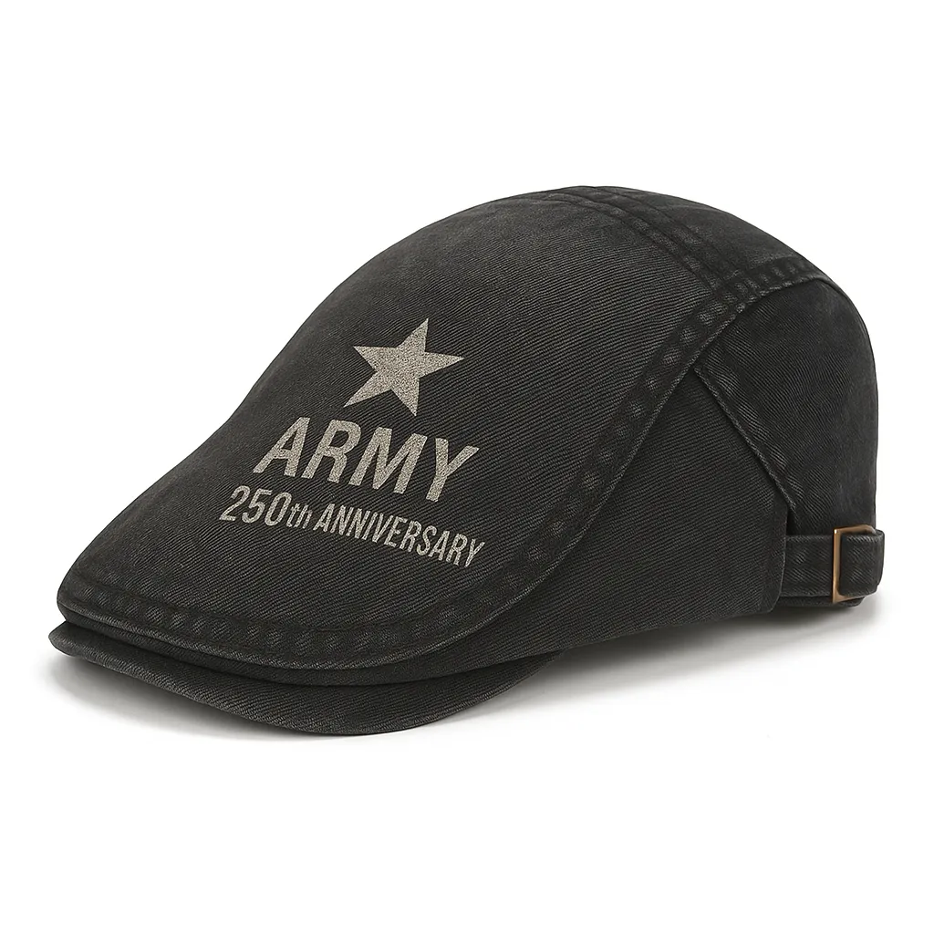 U.S. Army 250th Anniversary Denim Beret – Strength & Honor Edition