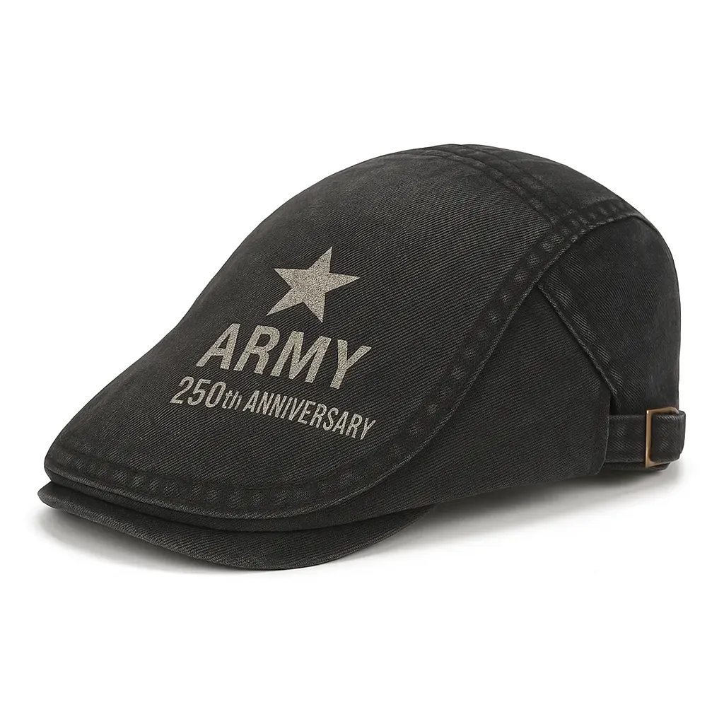 U.S. Army 250th Anniversary Denim Beret – Strength & Honor Edition