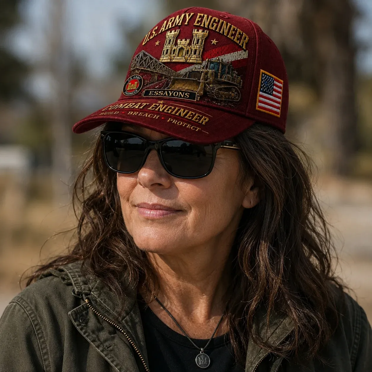 🏰U.S. Army Engineer Career Commemorative Cap