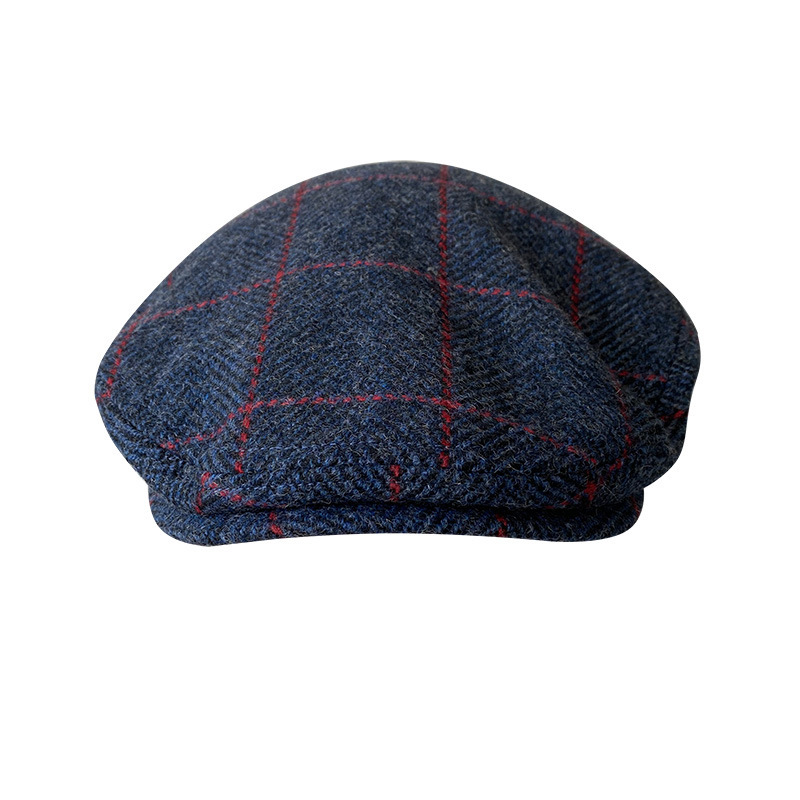 THE PEAKY Marl Flat Hat Ardmore-Harris Tweed