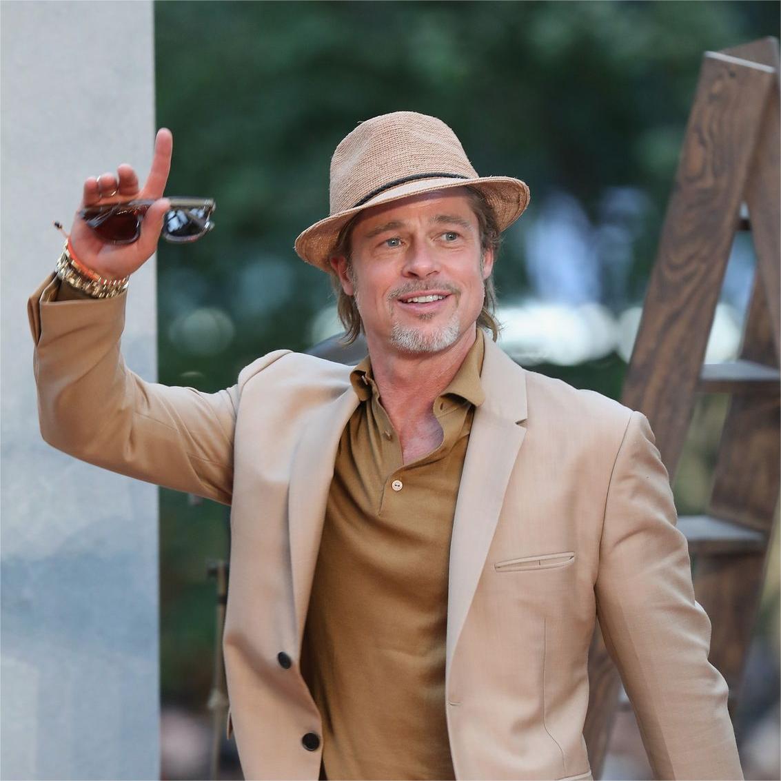 [Brad Pitt same style!]Can be rolls up for packing- Goorin Bros Morning Glory Raffia Straw Trilby Fedora