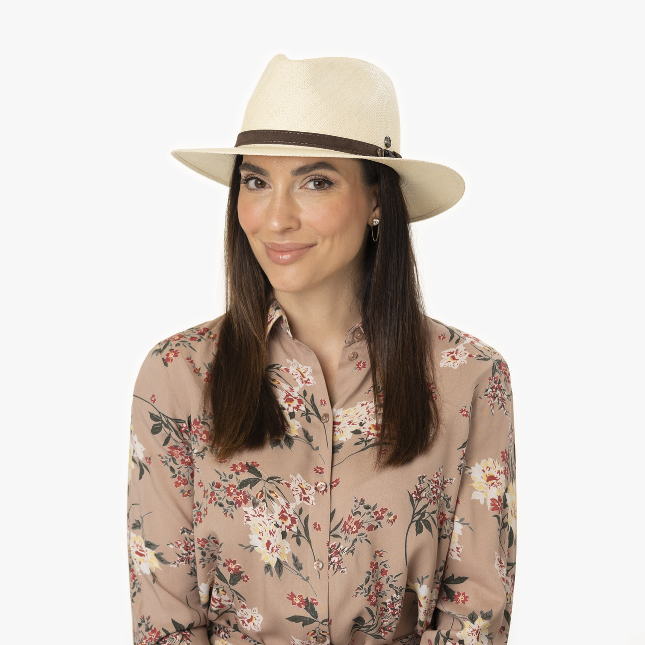 The Striking Panama Hat-Can be rolls up for packing 