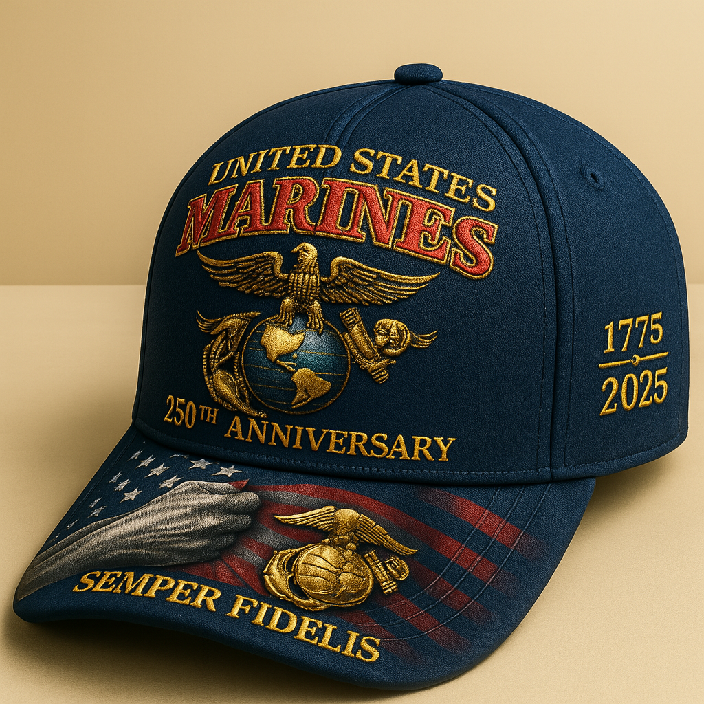 USMC 250th Anniversary Semper Fi Cap – Honor the Few, the Proud