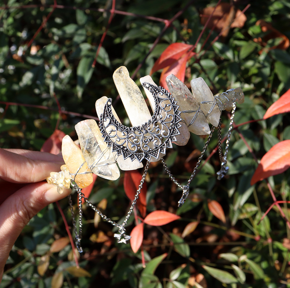 HANDMADE NATURAL CRYSTAL CROWN