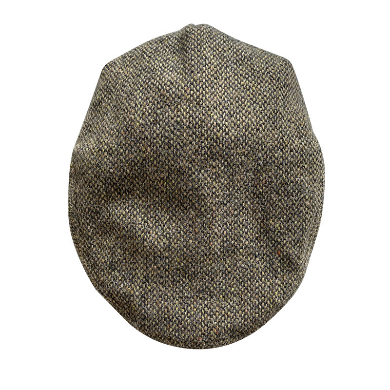 THE PEAKY Marl Flat Hat ParticlesB-Harris Tweed