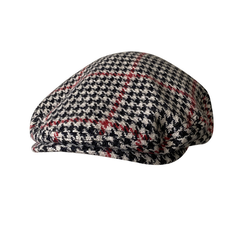 THE PEAKY Marl Flat Hat Brewit-Harris Tweed