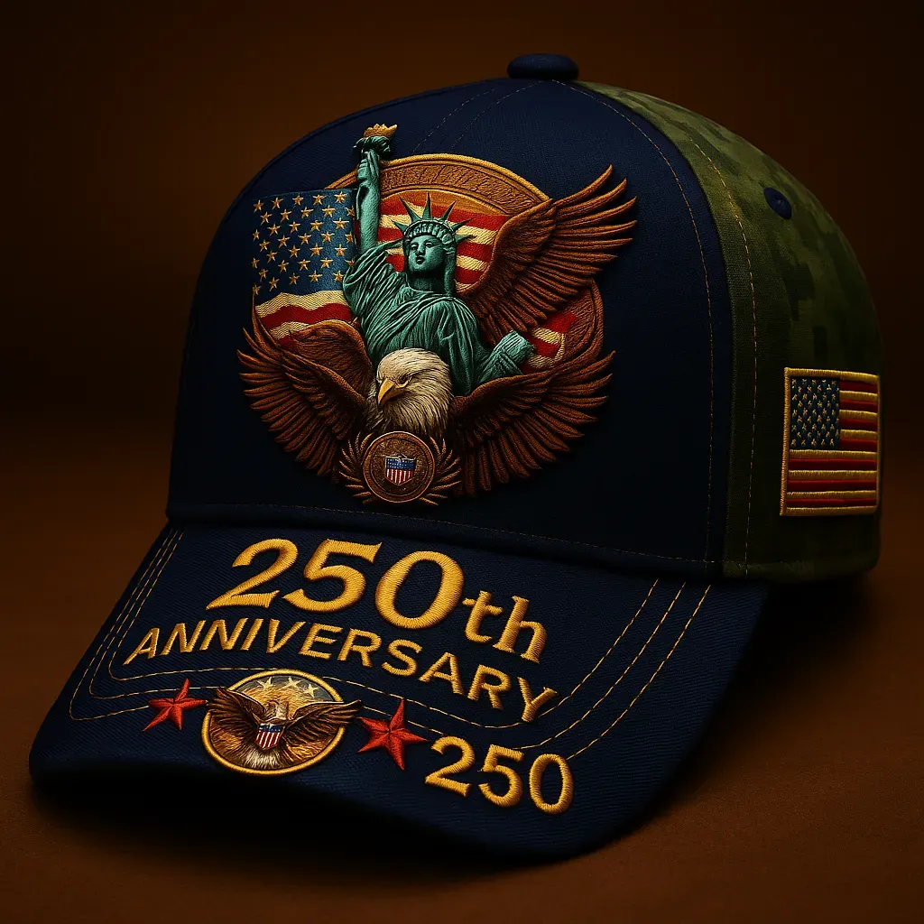 USMC 250th Anniversary Liberty Flame Cap