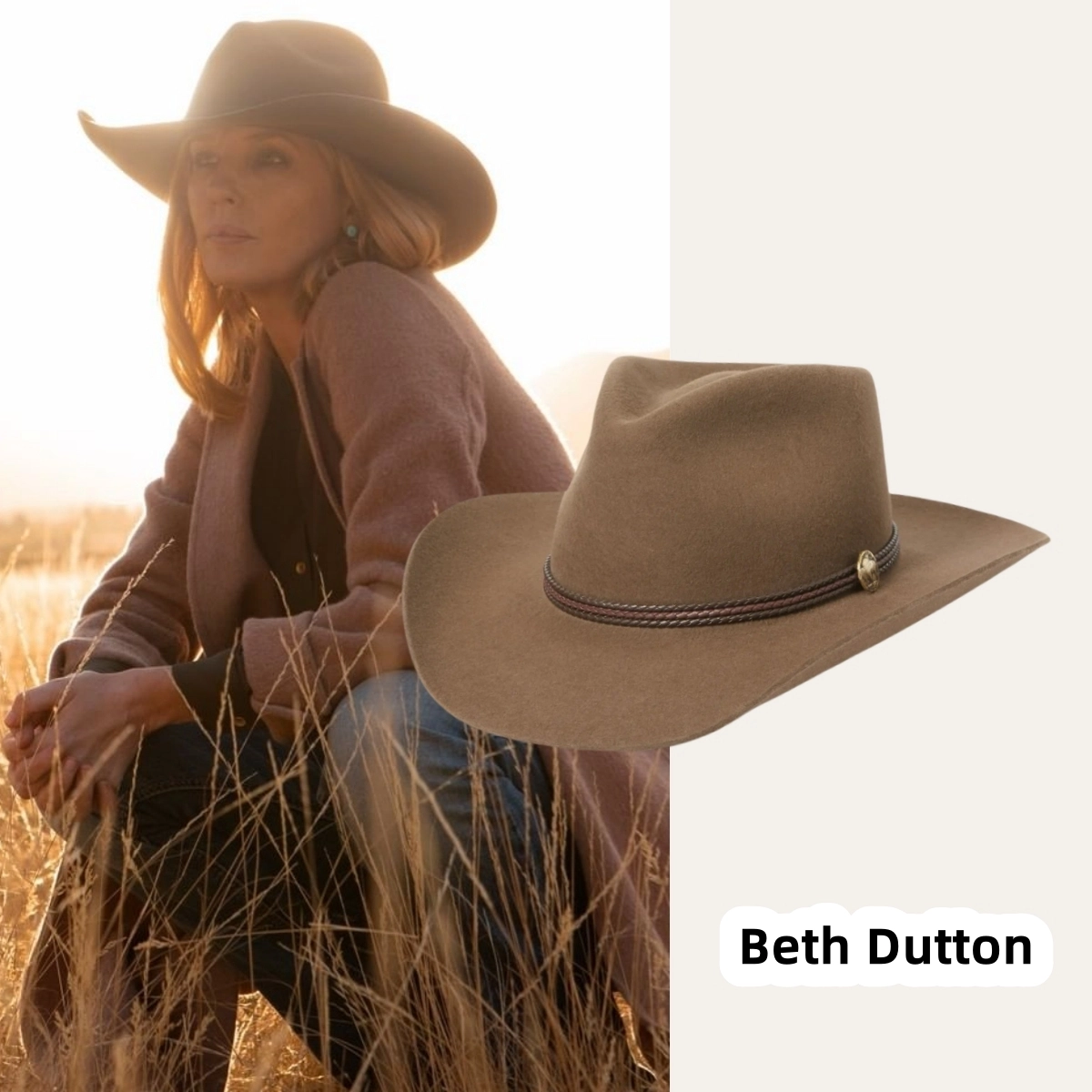 Yellowstone Beth Dutton's Exclusive Western Hat