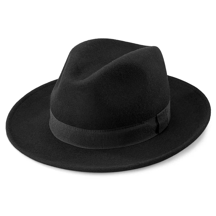 FIDO | TRUE WOOL FEDORA HAT WITH BAND