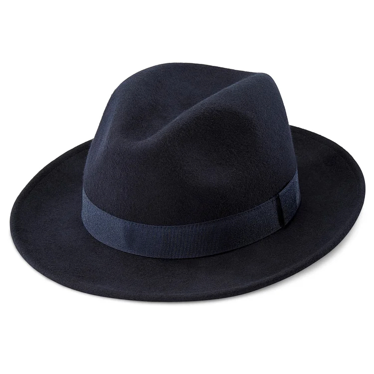 FIDO | TRUE WOOL FEDORA HAT WITH BAND