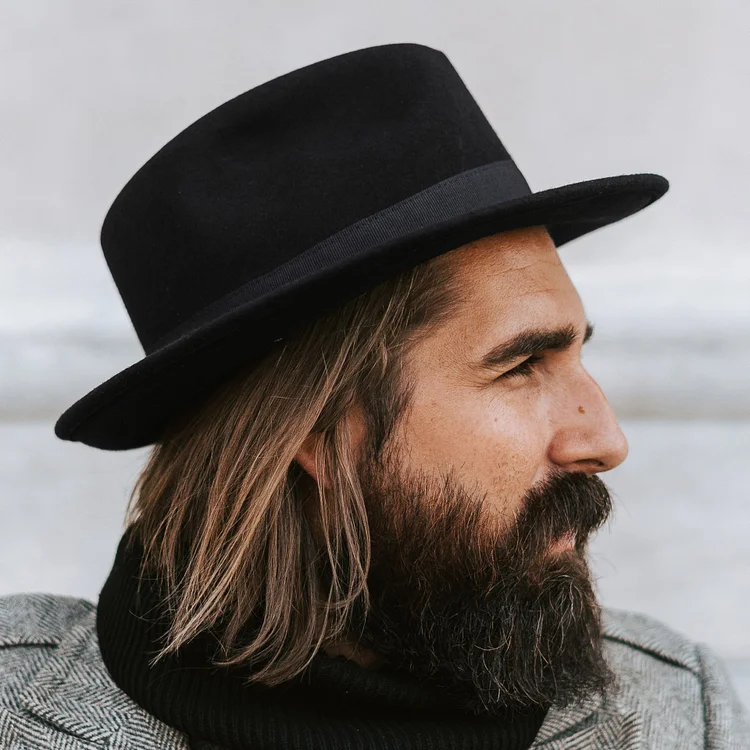 FIDO | TRUE WOOL FEDORA HAT WITH BAND