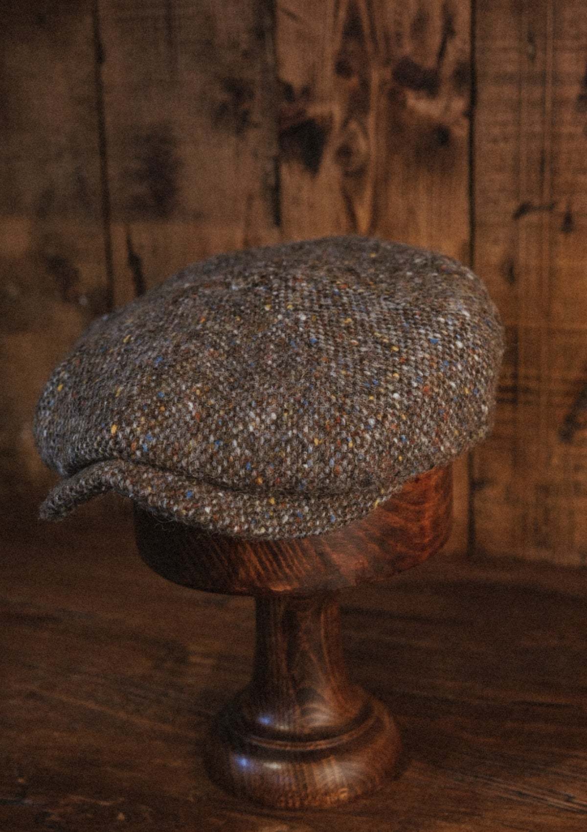 Fulton Baker Boy - (Mid-Width) Pebble Fleck Donegal Tweed