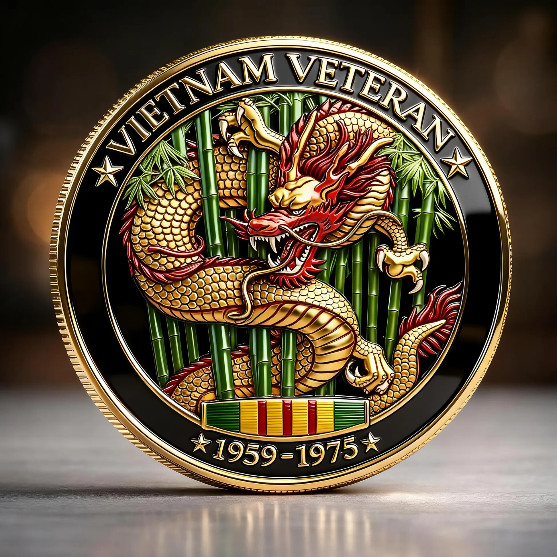Veteran Service Vietnam Coin