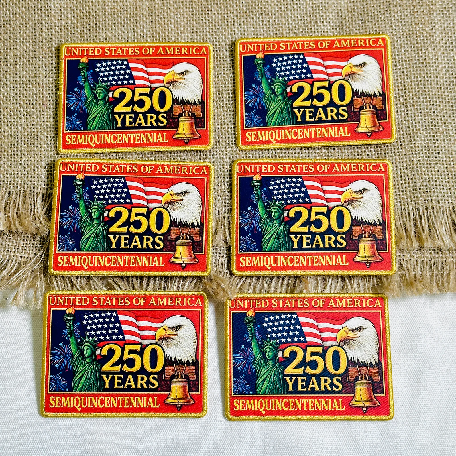 American 250 Years Freedom Patch