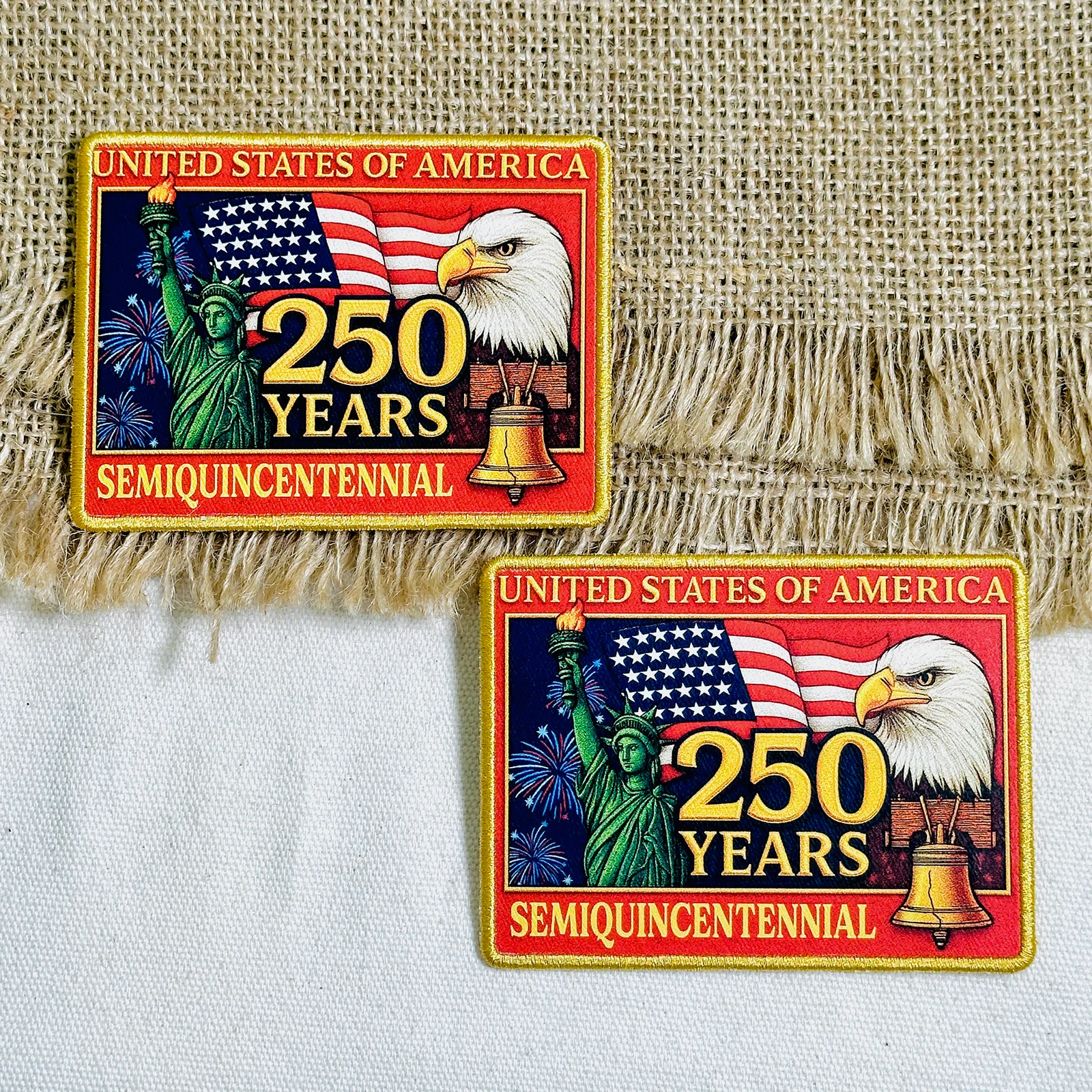 American 250 Years Freedom Patch