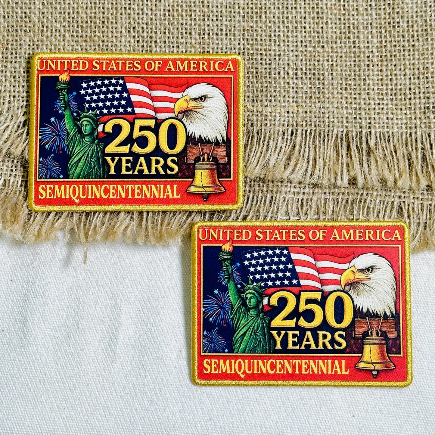 American 250 Years Freedom Patch