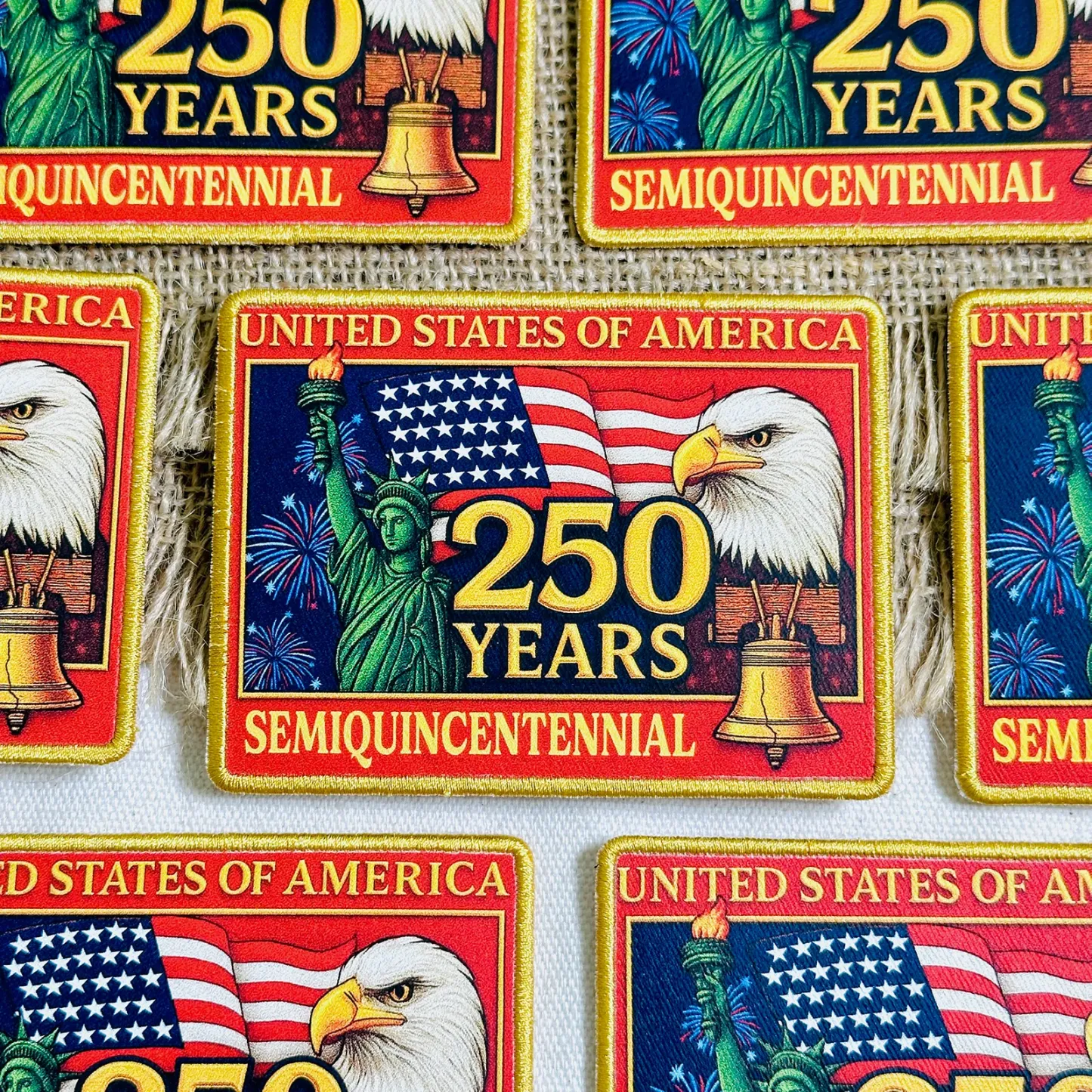 American 250 Years Freedom Patch