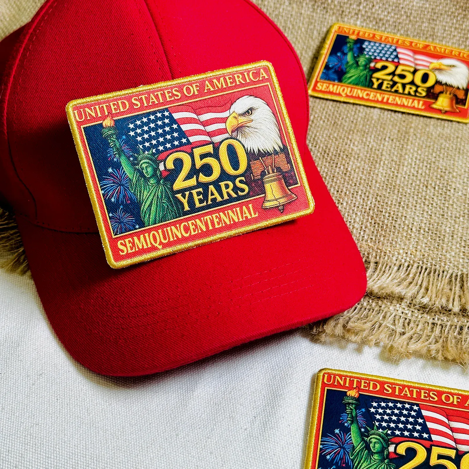 American 250 Years Freedom Patch