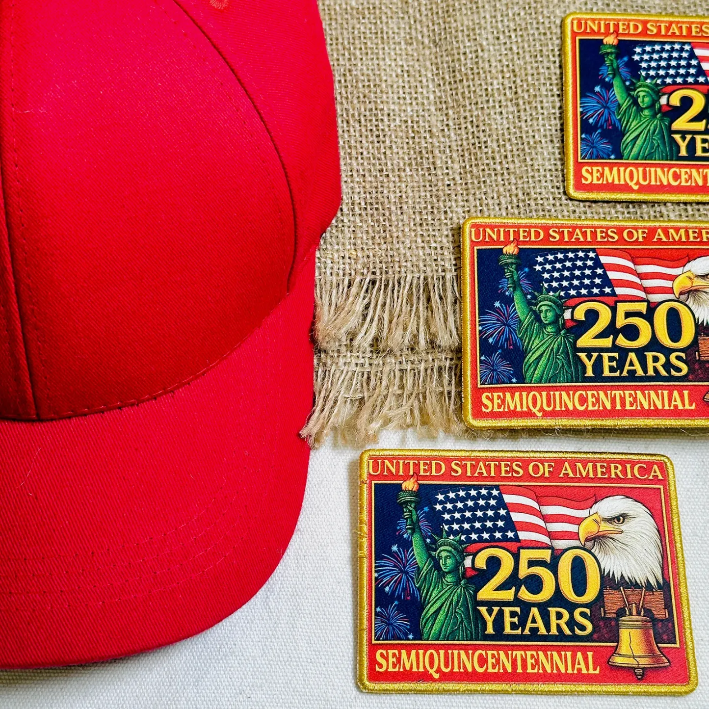 American 250 Years Freedom Patch