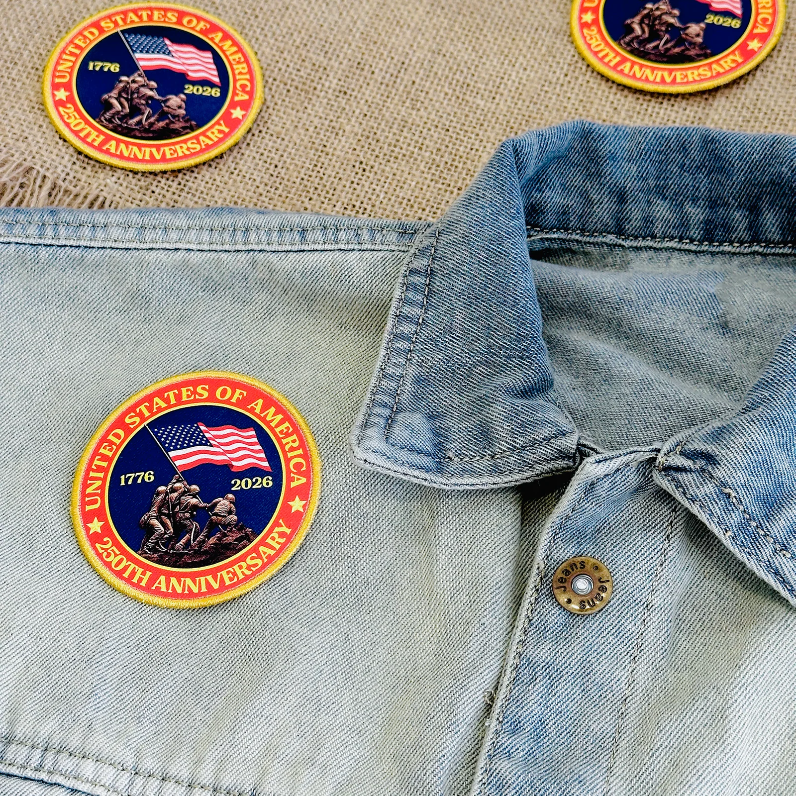 USA 250th Anniversary Military Patch