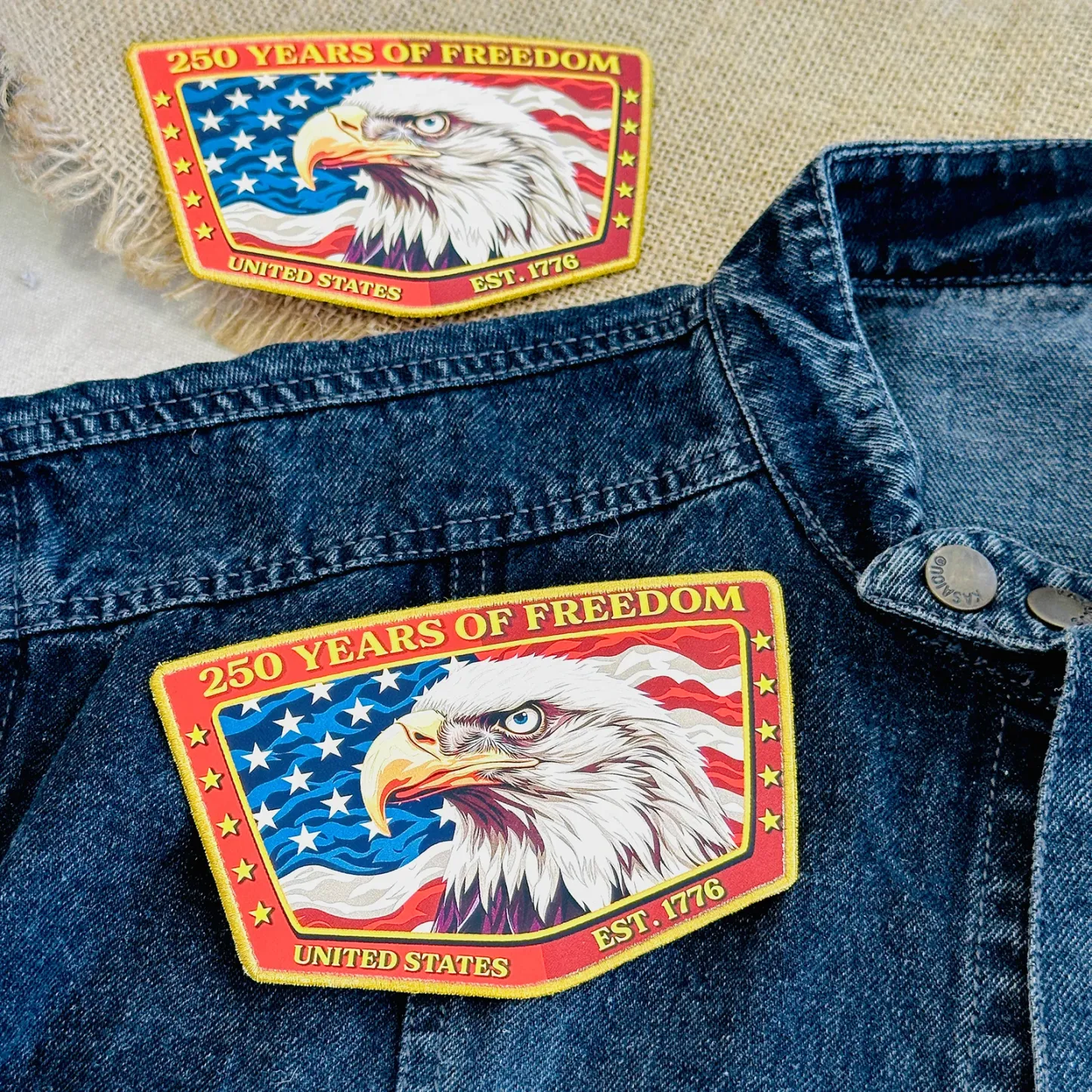 American Eagle 250 Years of Freedom Patch