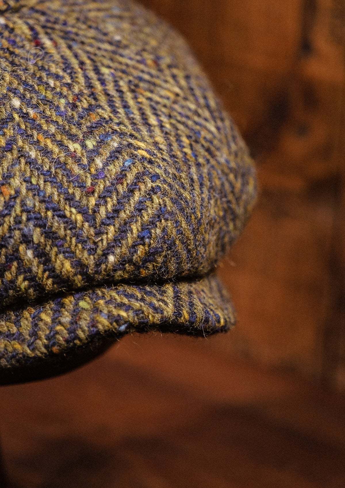Newman Baker Boy - (Mid-Width) Navy & Green Donegal Tweed