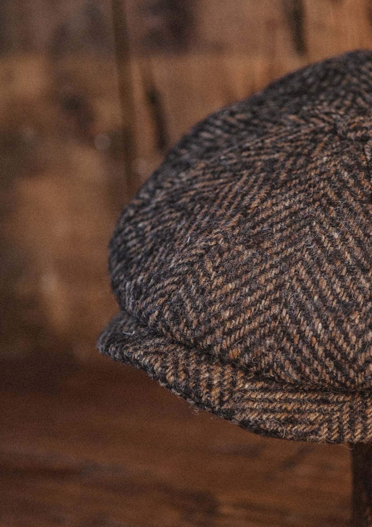 Newman Baker Boy - (Mid-Width) Walnut Herringbone