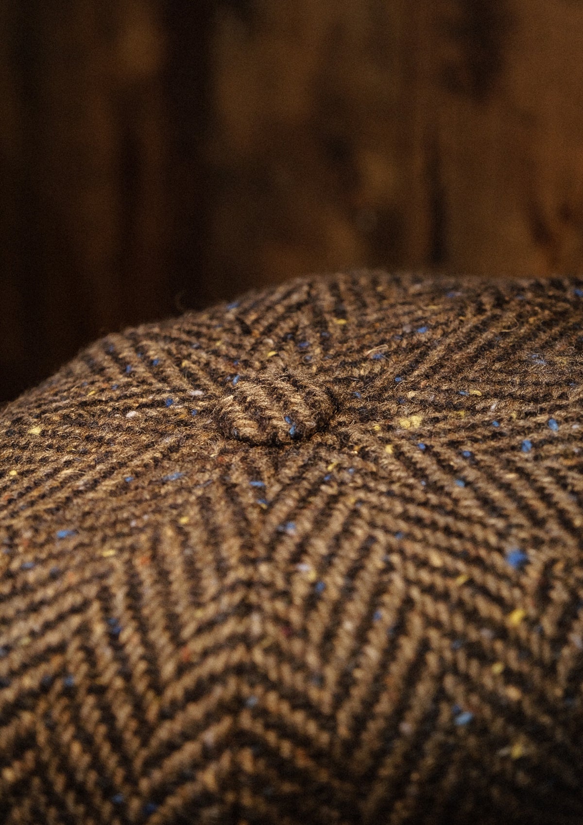 Newman Baker Boy - (Mid-Width) Navy Fleck Herringbone