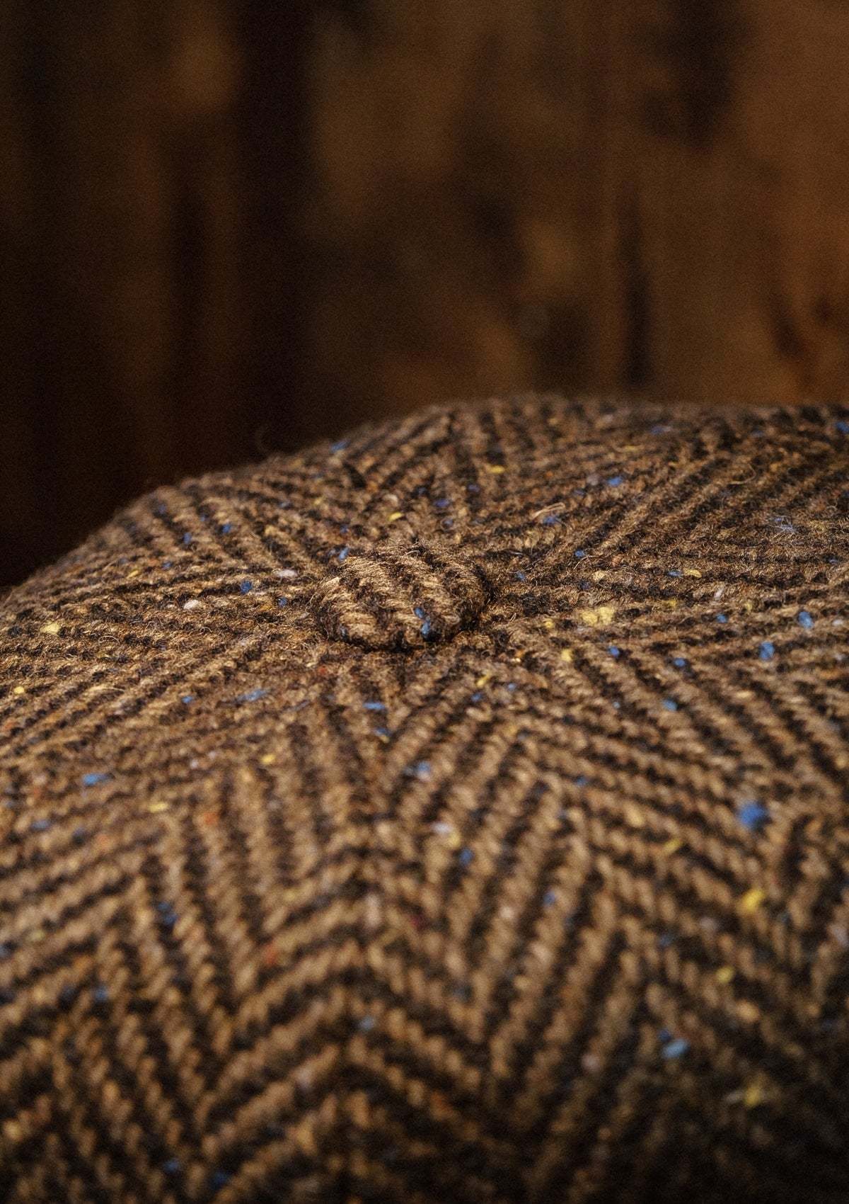 Newman Baker Boy - (Mid-Width) Navy Fleck Herringbone