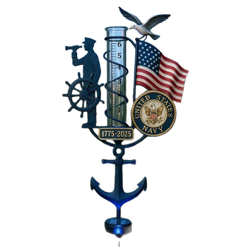 USMC 250th Anniversary Rainfall Recorder 