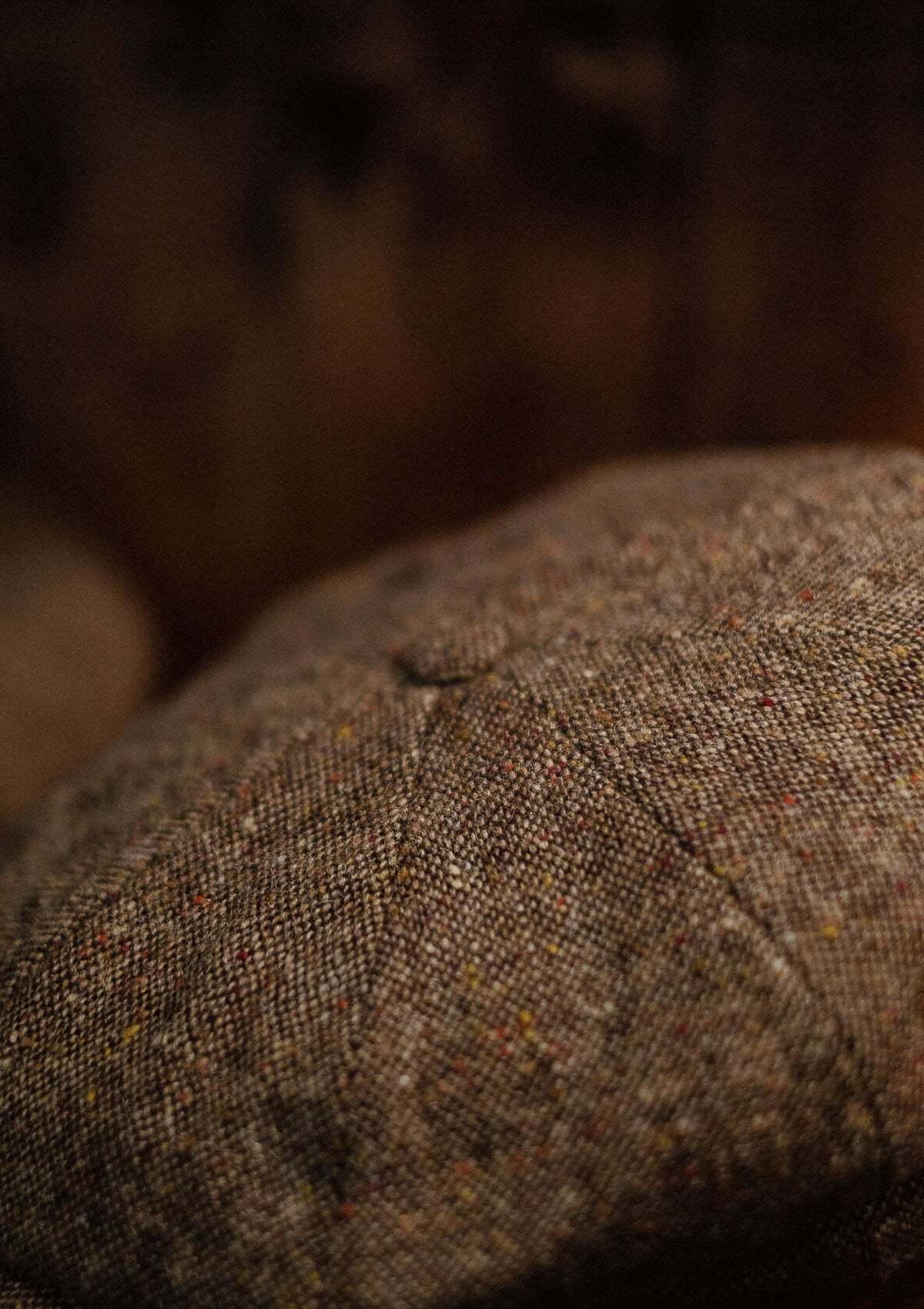 Ridgmount Baker Boy - (Narrow Width) Light Tan Donegal Tweed