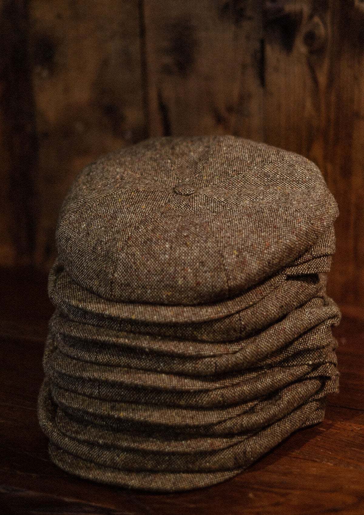 Ridgmount Baker Boy - (Narrow Width) Light Tan Donegal Tweed