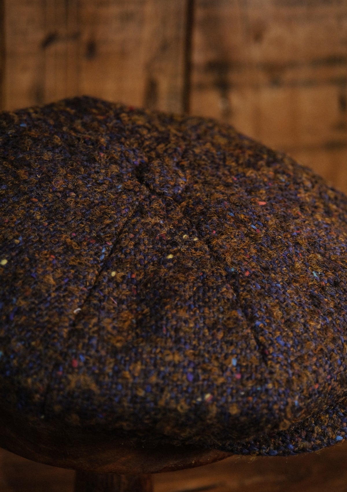 Stanton Baker Boy - (Wide-Width) Walnut & Navy Donegal Tweed