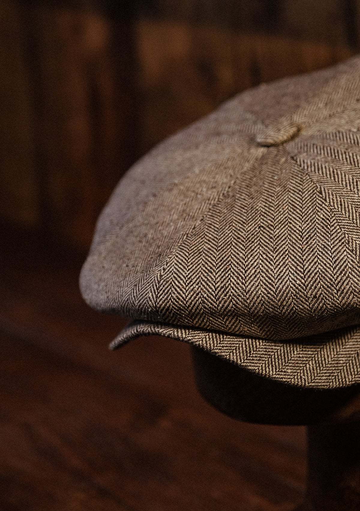 Stanton Baker Boy - (Wide-Width) Light Grey Micro Herringbone Pure Silk