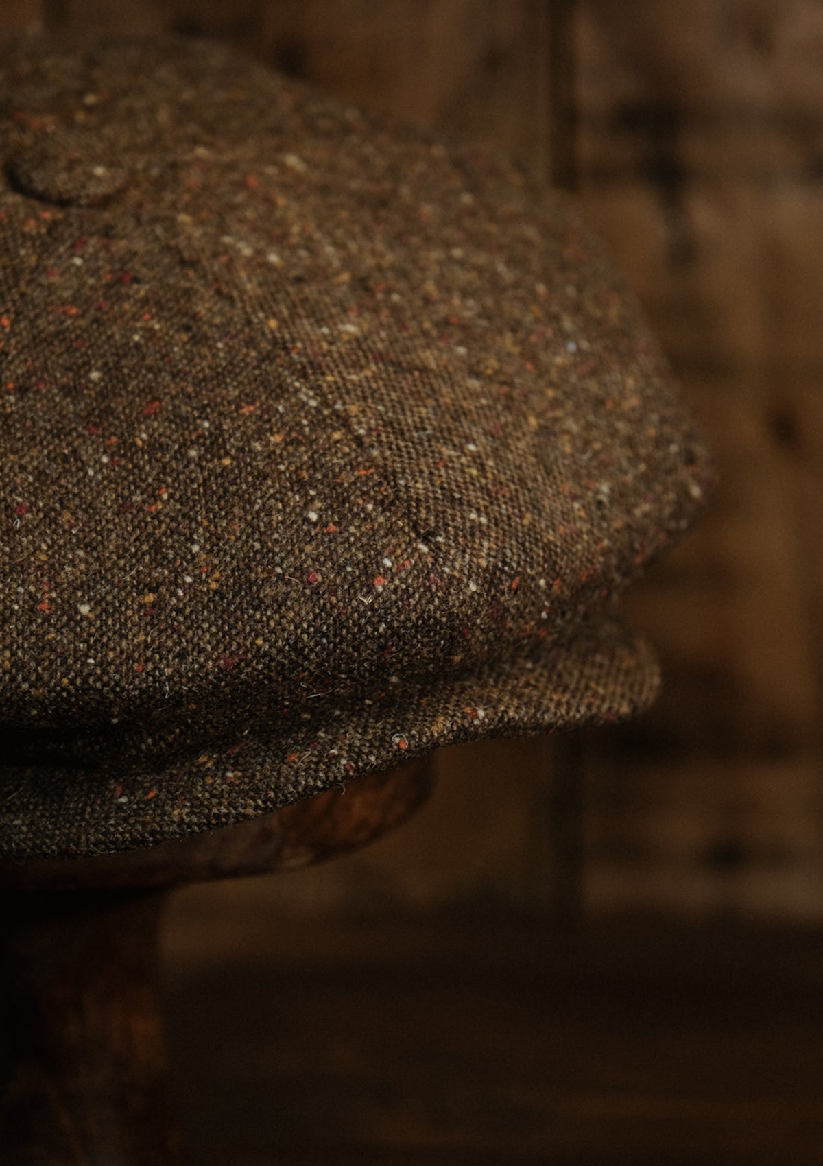 Stanton Baker Boy - (Wide-Width) Russet Donegal Tweed