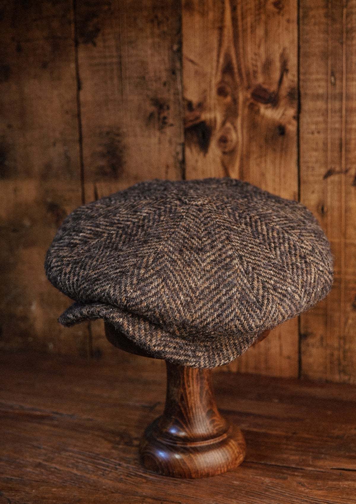 Stanton Baker Boy - (Wide Width) Walnut Herringbone