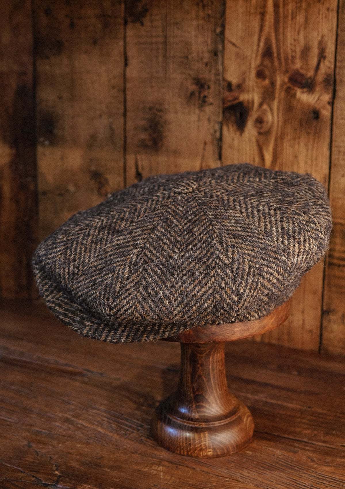 Stanton Baker Boy - (Wide Width) Walnut Herringbone