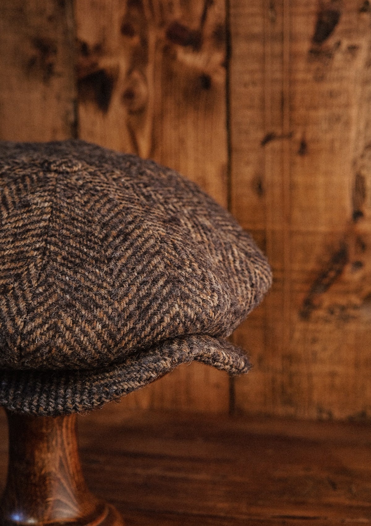 Stanton Baker Boy - (Wide Width) Walnut Herringbone