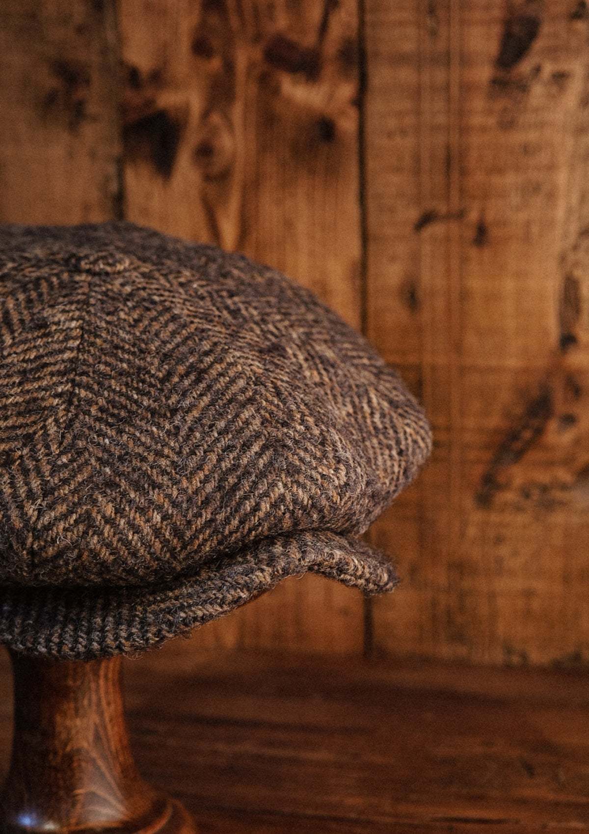 Stanton Baker Boy - (Wide Width) Walnut Herringbone