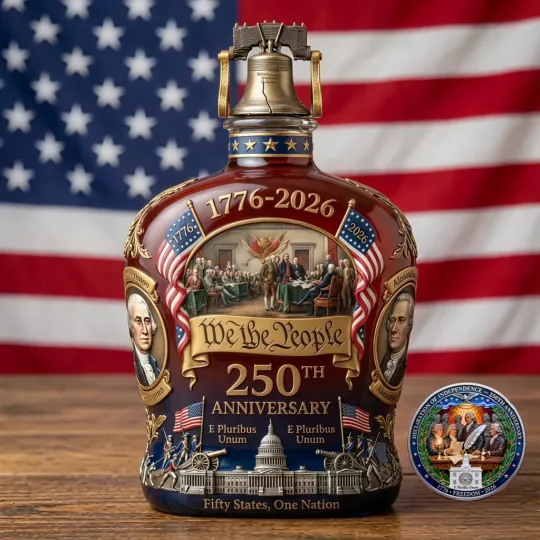 U.S. 250th Anniversary Commemorative Whiskey Decanter（1776-2026）