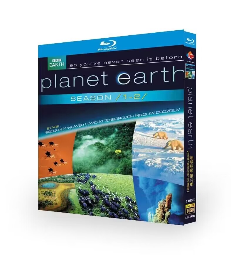 American Drama Planet Earth Season 1-2 Bluray All Region Discs 3 English Subtitle Boxed