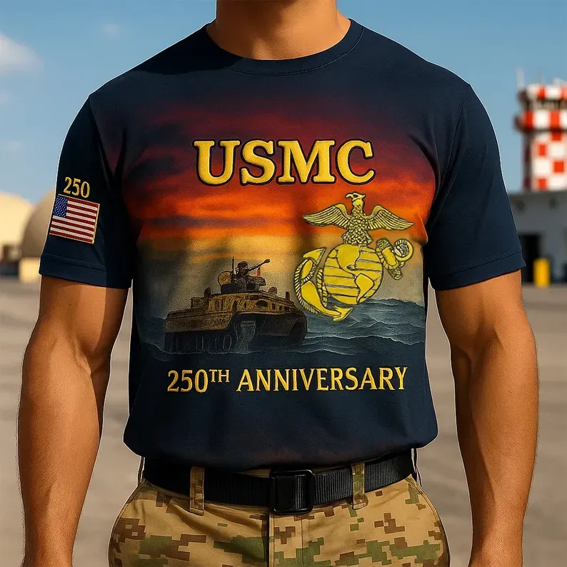 USMC 250th Anniversary T-shirt