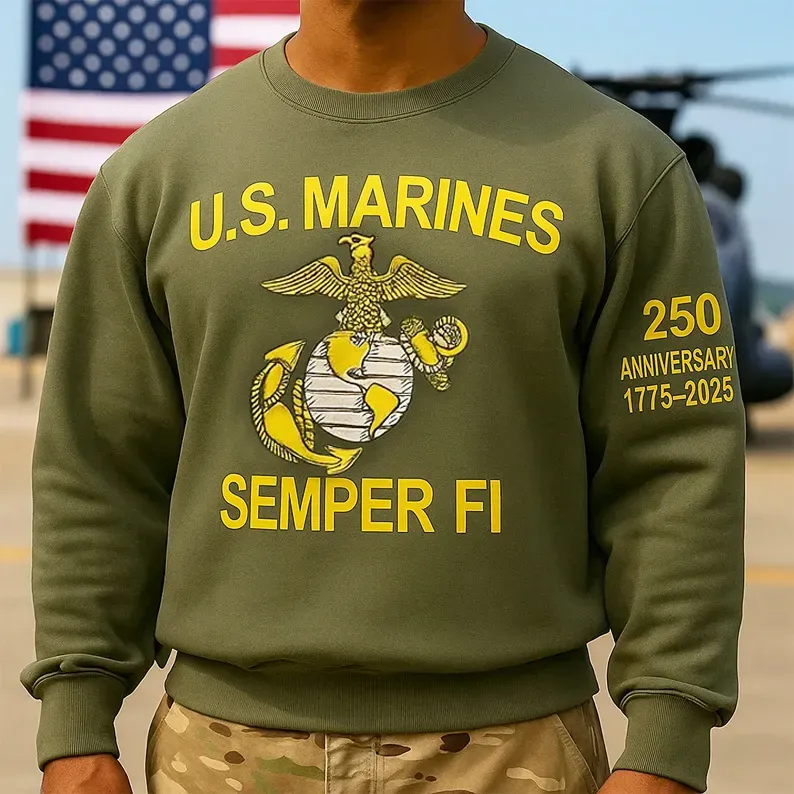 USMC 250th Anniversary Sweatshirt