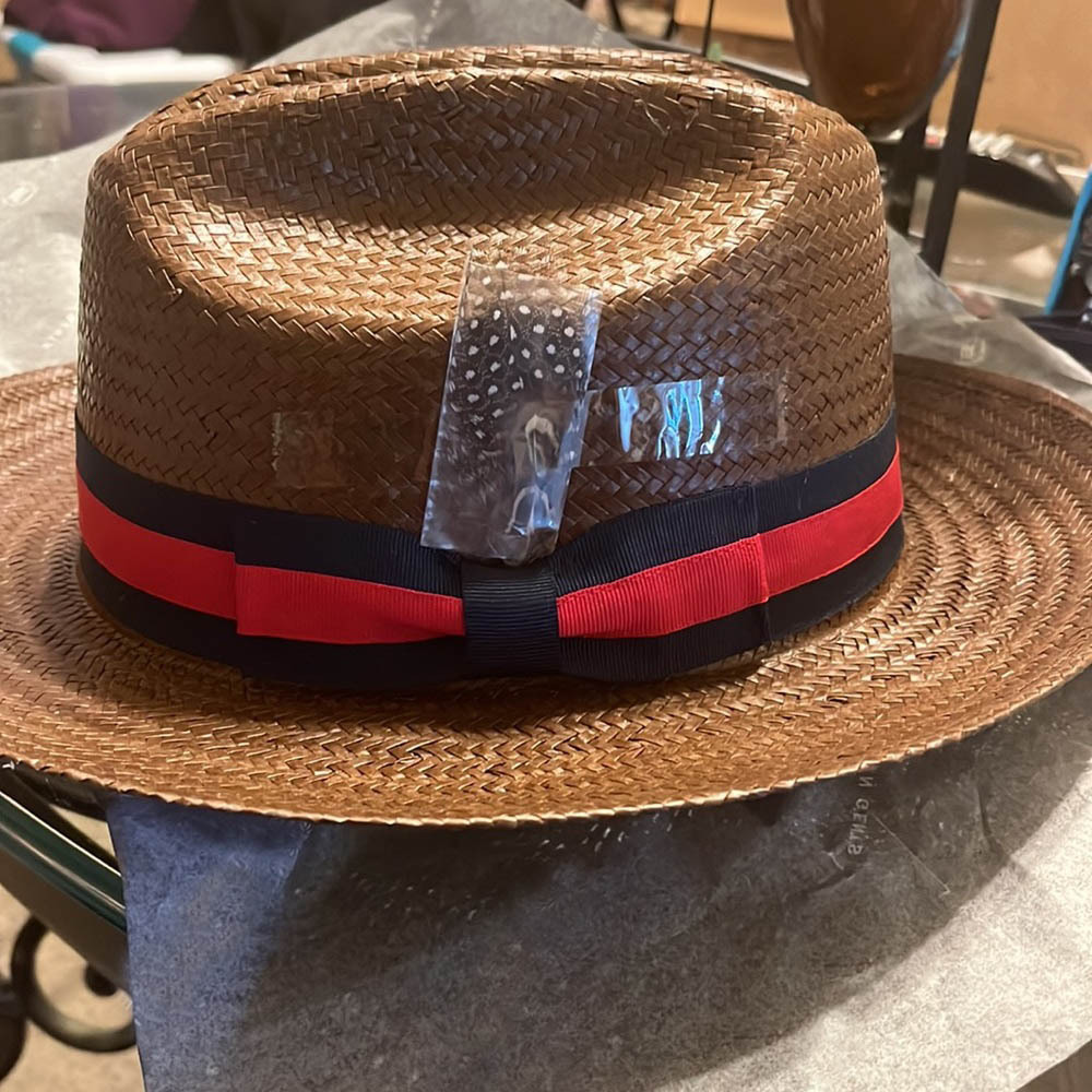 Tienda SG Miller Ranch Fedora - Patriotic Straw
