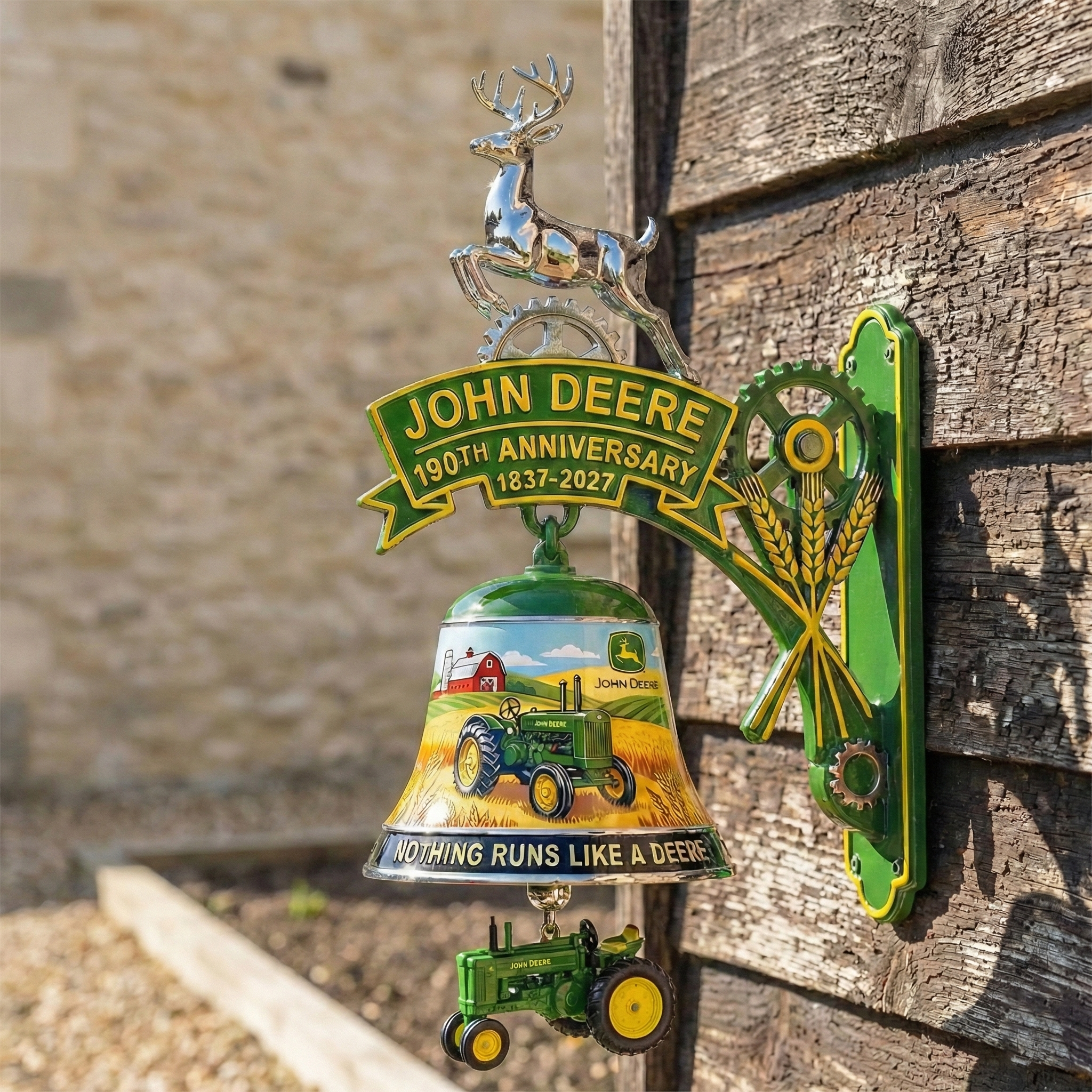 John Deere 190th Anniversary Limited Edition Commemorative Dinner Bell